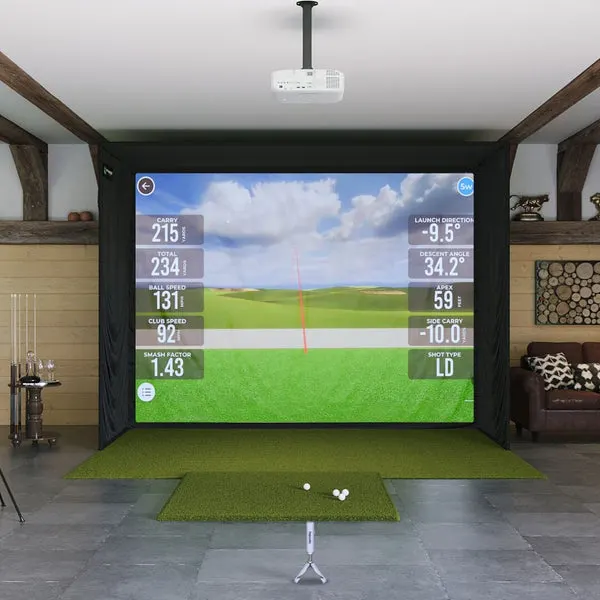 Shop Indoor Golf Rapsodo MLM2PRO SIG12 Golf Simulator Package