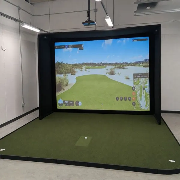 Shop Indoor Golf Trackman iO SIG10 Golf Simulator Package