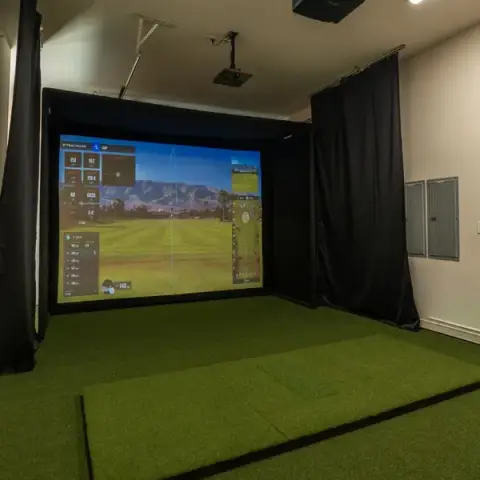 Shop Indoor Golf Trackman iO SIG12 Golf Simulator Package