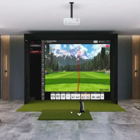 Shop Indoor Golf Uneekor EYE MINI SIG12 Golf Simulator Package