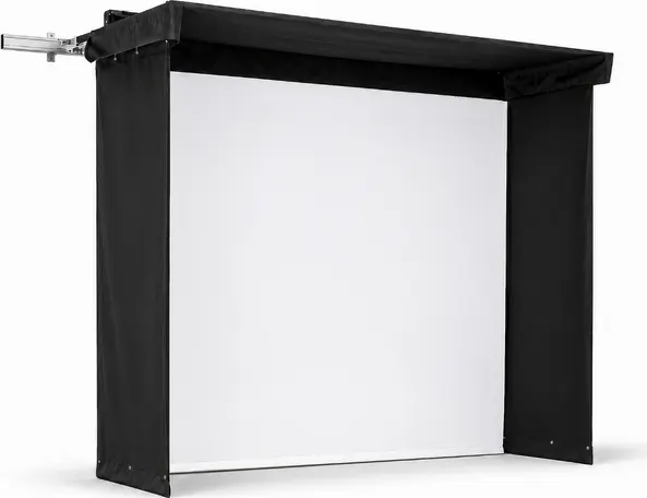 The SportScreen Vanish LITE Hybrid-Retractable Golf Enclosure